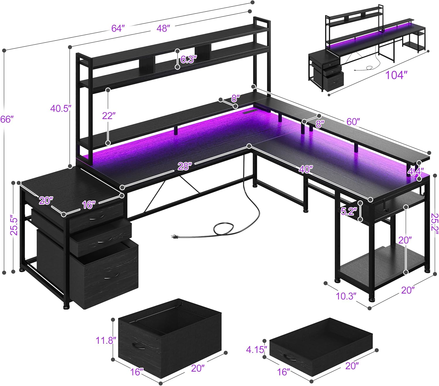 Computer desk